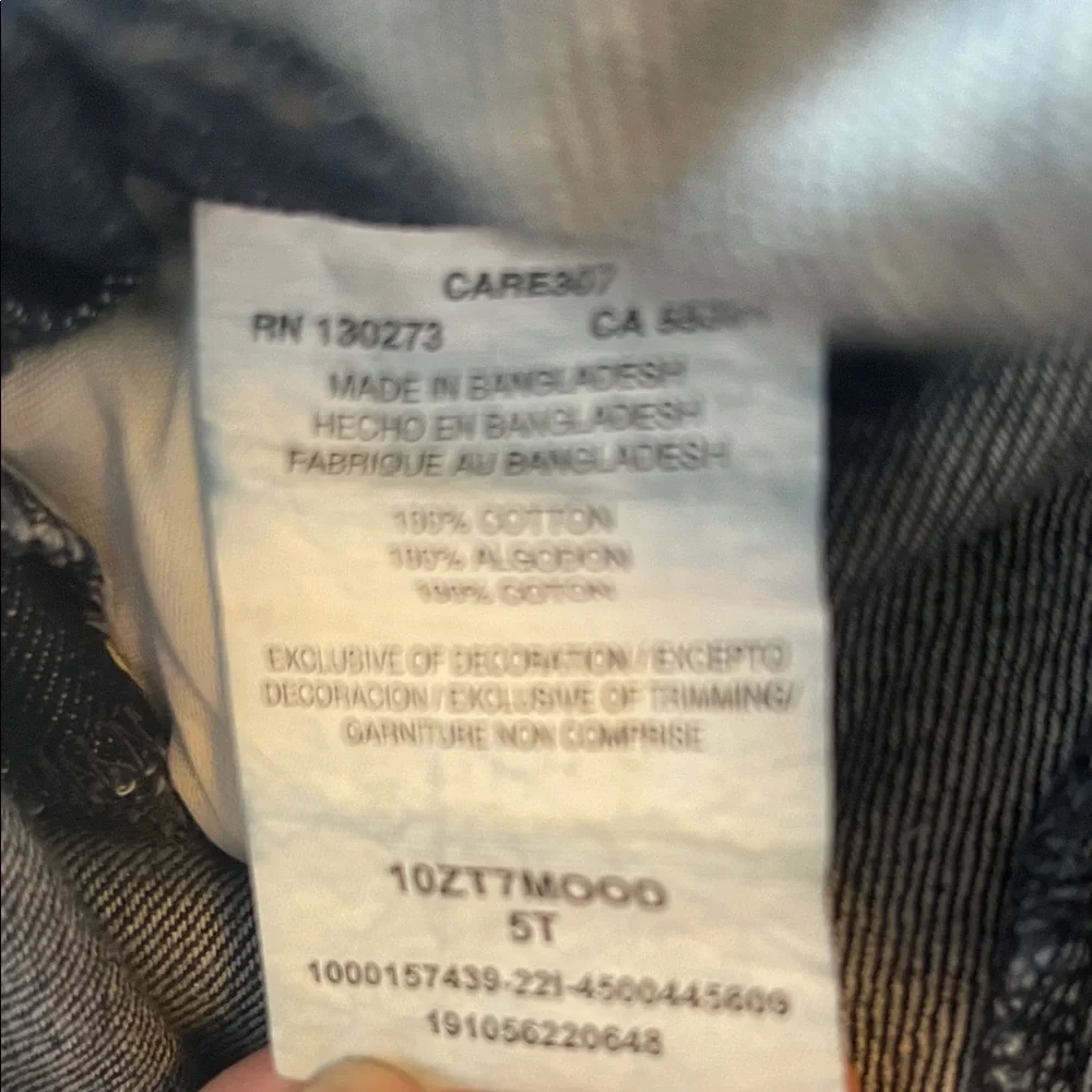 Wrangler Kids Blue Denim Overalls - Picture 2 of 4